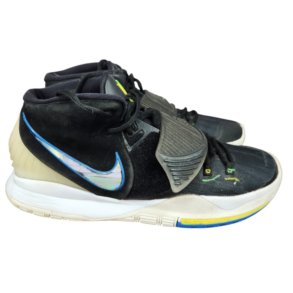 Nike Kyrie 6 Basketball‎ Shoes Mens 11 Black Shutter Shades Sneakers BQ4630-004*